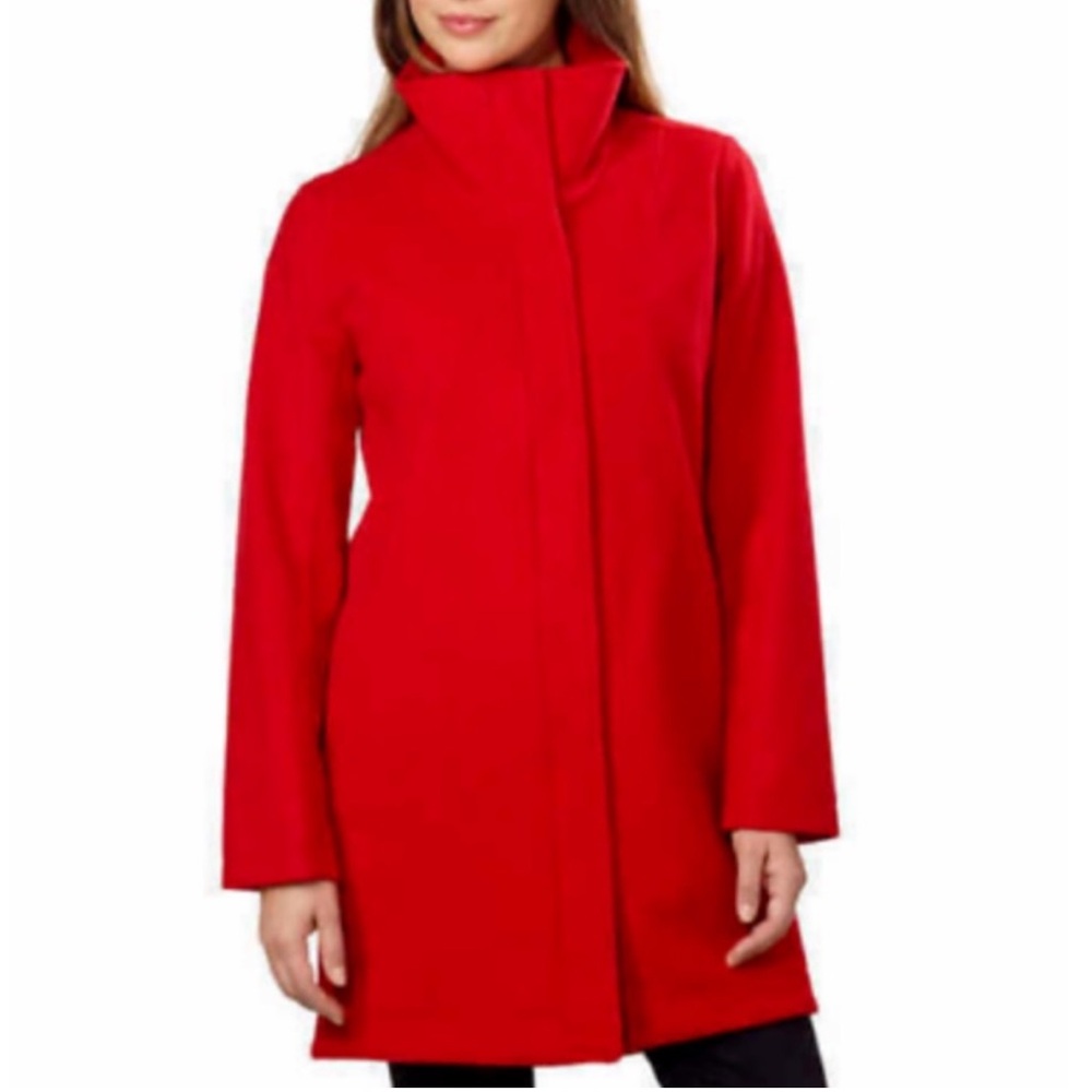Pendleton Red Trench Coat Modern Design